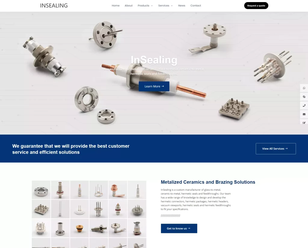 英诺华 - Insealing 网站预览