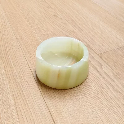 green onyx small pet bowl1