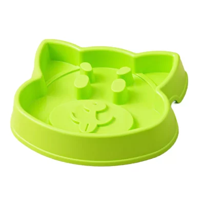 green plastic dog bowls puppy