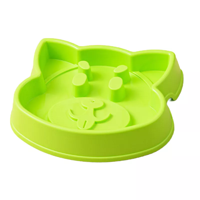 green plastic dog bowls puppy