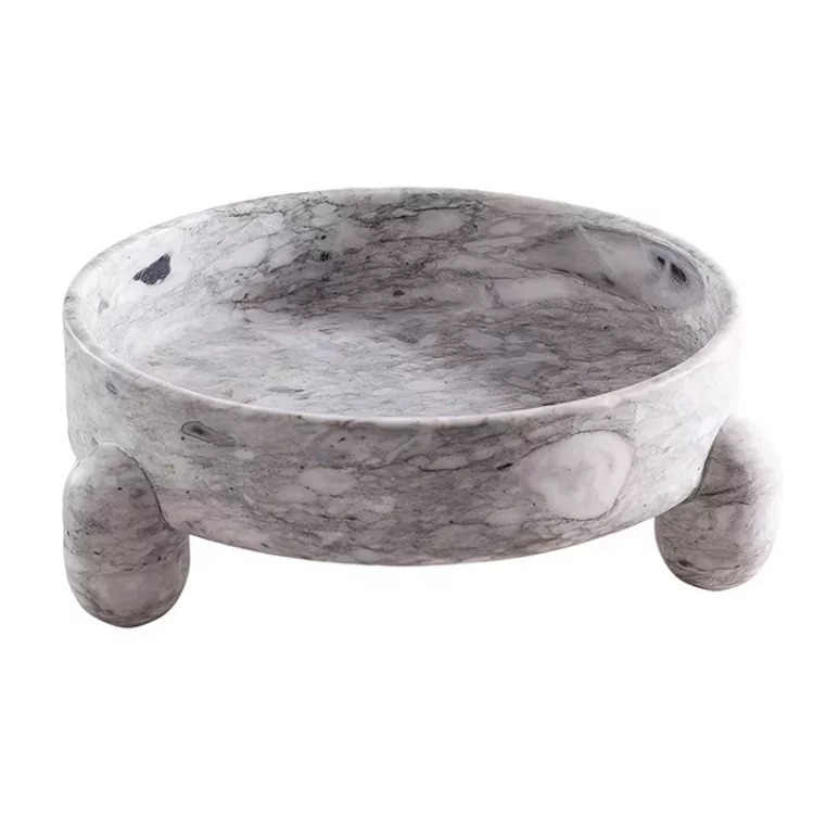 grey elevate dog bowl