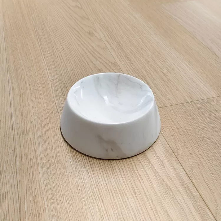 white marble best dog water bowls1