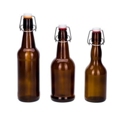 swing top beer glass bottle