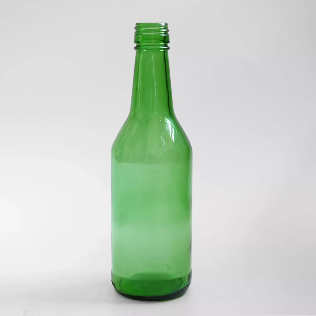 360ml screw green glass bottle 1