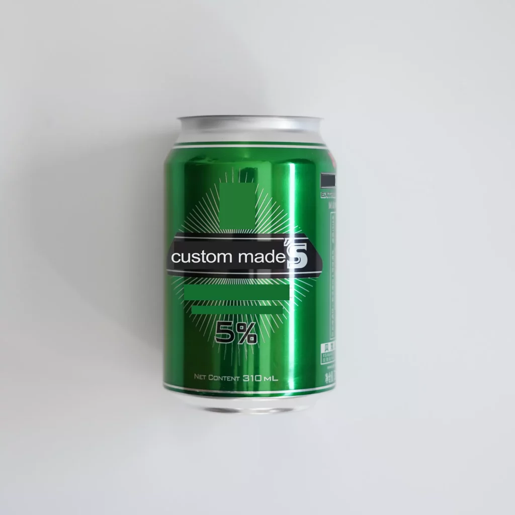 beer aluminium bottles