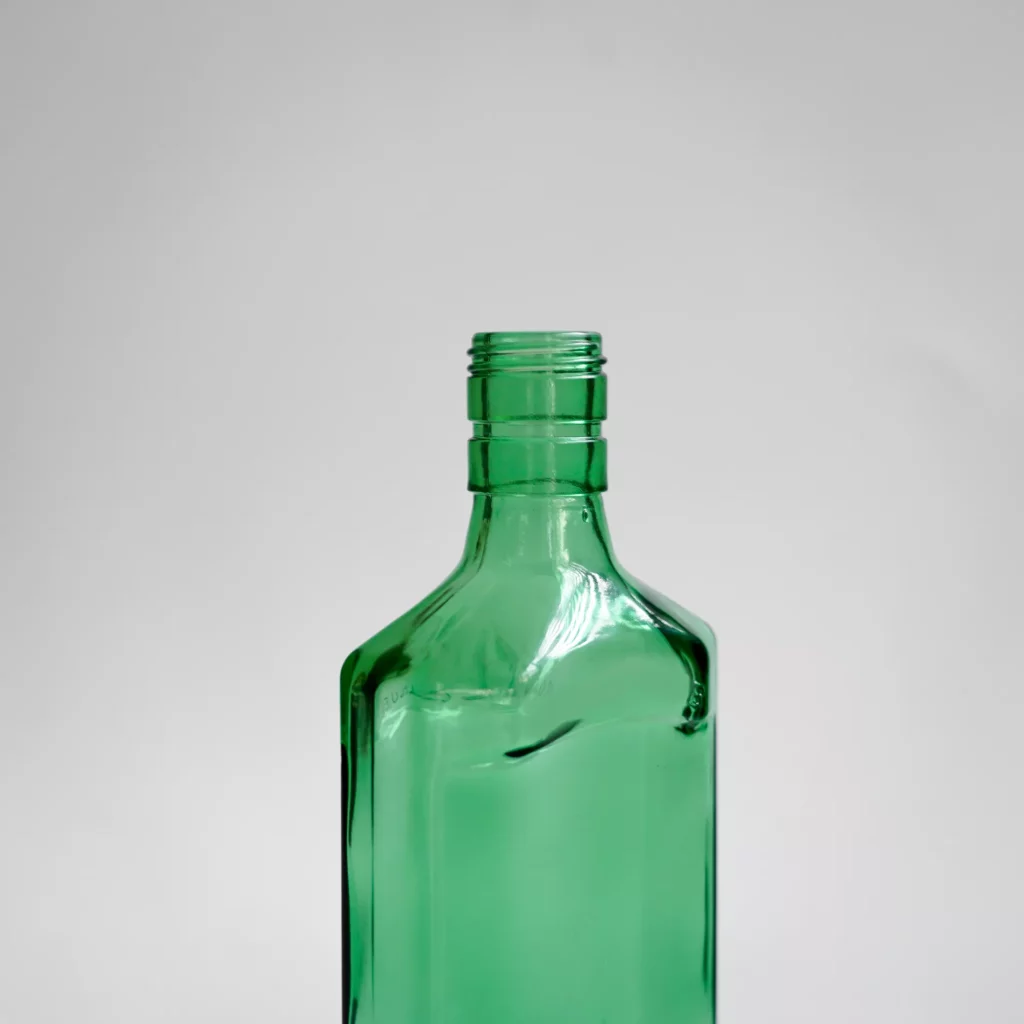 flat glass bottle