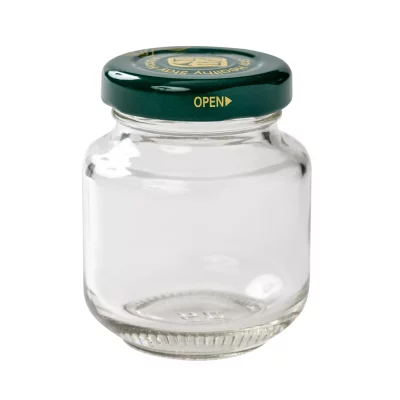 75ml round glass jar