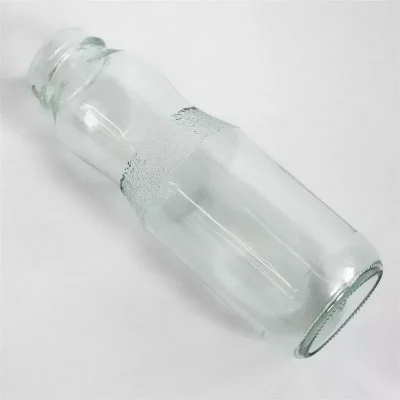 10 oz clear glass bottle