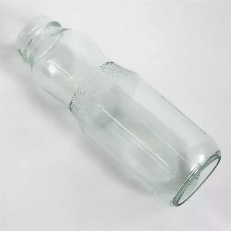 10 oz clear glass bottle