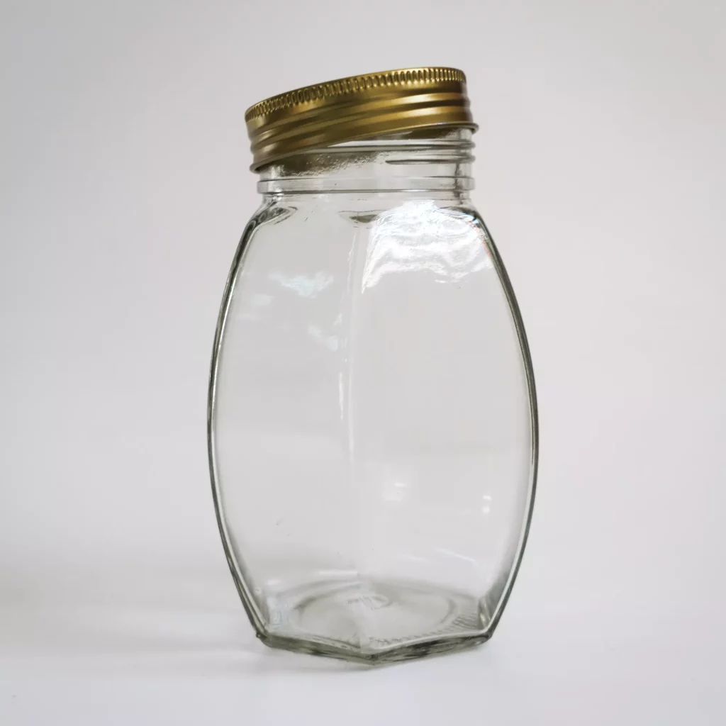 700ml square food glass jar